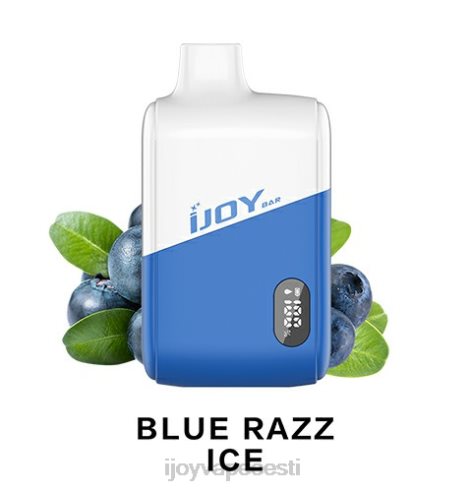 iJOY vape disposable - iJOY Bar IC8000 ühekordselt kasutatavad 4X48HF179 sinine razz jää