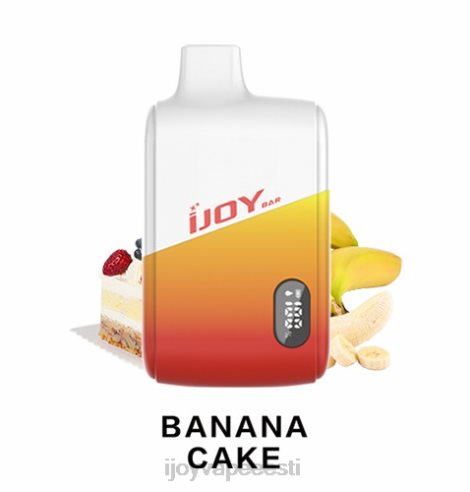 iJOY vapes online - iJOY Bar IC8000 ühekordselt kasutatavad 4X48HF176 banaani kook