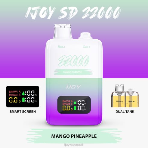 iJOY vape order online - iJOY SD 22000 ühekordselt kasutatavad 4X48HF157 mango ananass